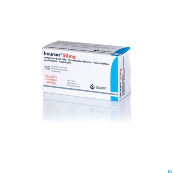 Azathioprine générique : illustration d'une gélule et du logo e-pharmacie