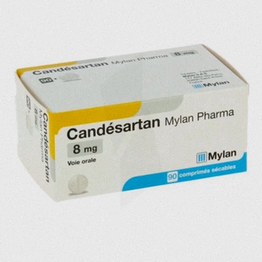 Acheter Candesartan - Illustration comprimés et flacon