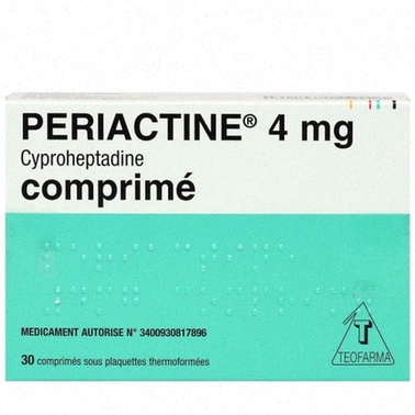 Cyproheptadine - médicament en comprimés