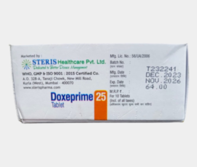 Doxepin comprimés et boîtes