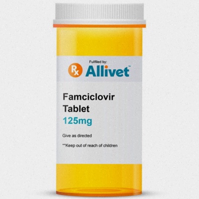 Famciclovir - antiviral illustration