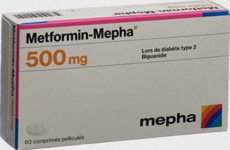 Acheter Metformin - illustration de comprimés et emballage