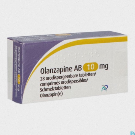 Acheter Olanzapine en ligne - Illustration de pilules et boîte