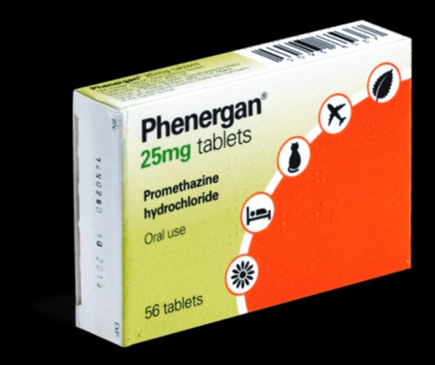Commande Phenergan - Illustration de comprimés de prométhazine
