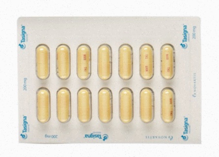 Acheter Tasigna - Illustration du comprimé Tasigna