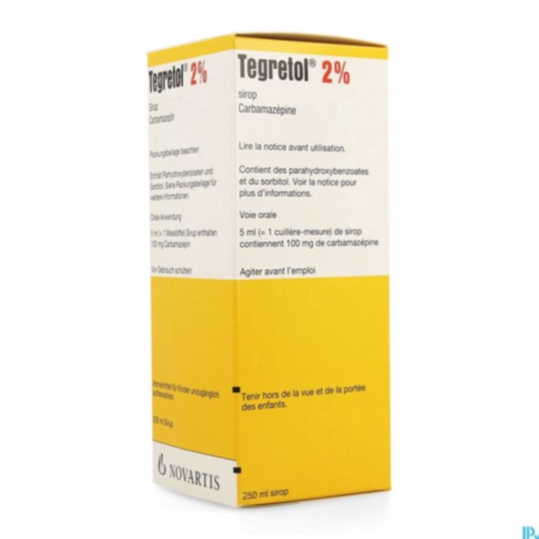 Tegretol comprimés - Illustration d'une boîte de médicament