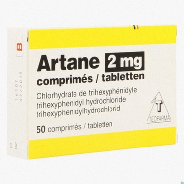 Produit Artane - Comprimé et boîte