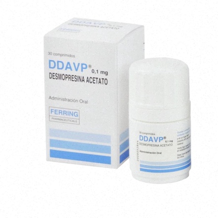 Acheter DDAVP – Illustration d’un comprimé de desmopressine