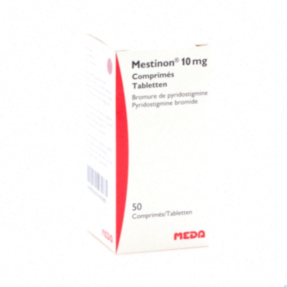 Acheter Mestinon - Illustration de comprimés Mestinon et boîte