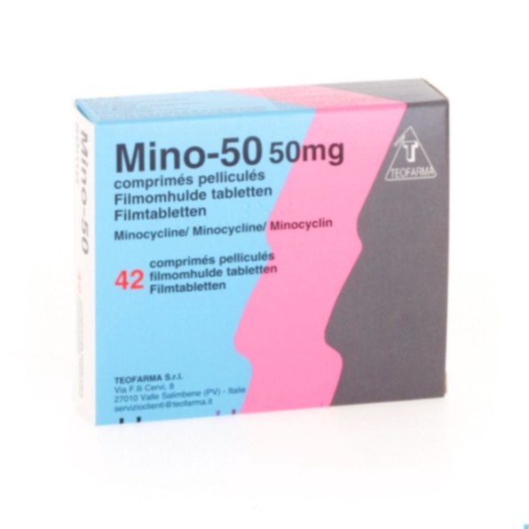 Acheter Minomycin - illustration d’une gélule de minocycline