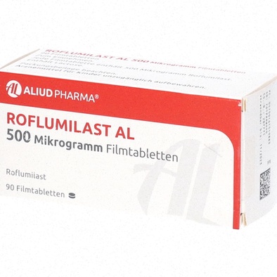Acheter Roflumilast - Illustration du comprimé et boîte
